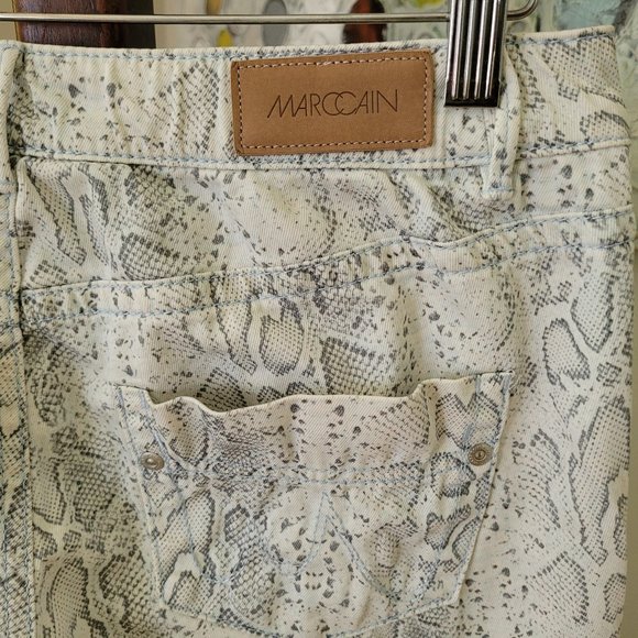 Marc Cain Snakeskin Print Jeans (Size N. 2) US 6 - Picture 8 of 10
